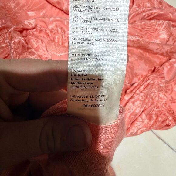 Free People Orange Floral Blouse - Picture 6 of 7